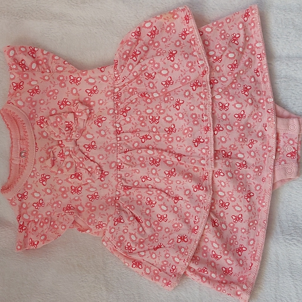 René Rofé Baby Onesie Dress - Medium 3-6 Months
